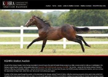 Kansas Quarter Horse Racing Association Stallion Auction