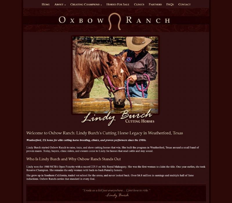 Oxbow Ranch - Lindy Burch